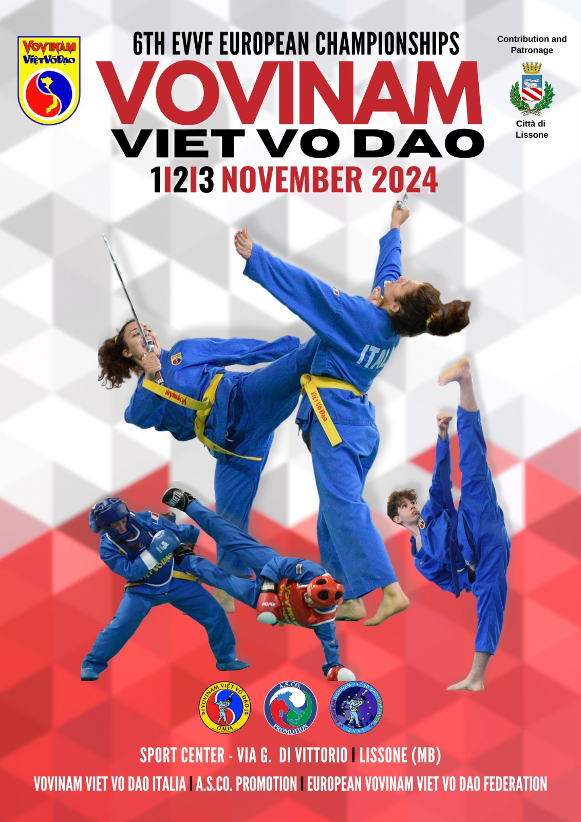 6th EVVF European Vovinam Championships 2024_Poster